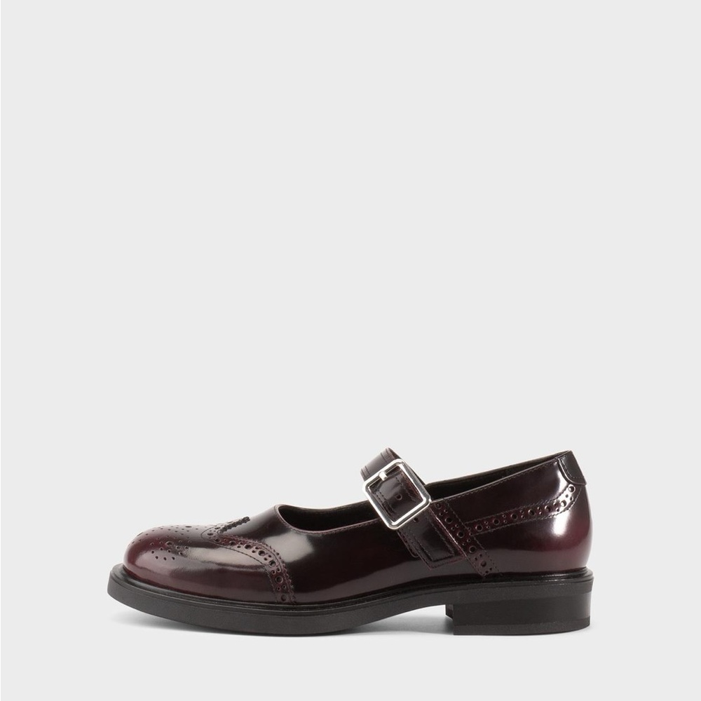 Vagabond Freya Dark Burgundy Mary Jane Loafers